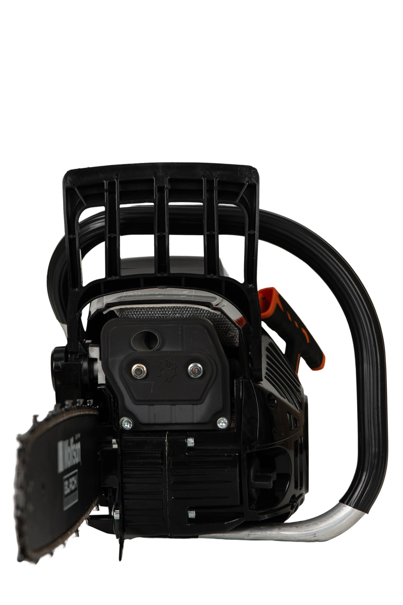 Drujba pe benzina WOLFSON Black Edition EURO 5, 52 cc, 3.1 CP, lama 40 cm, 33 dinti taietori, PROFESIONALA