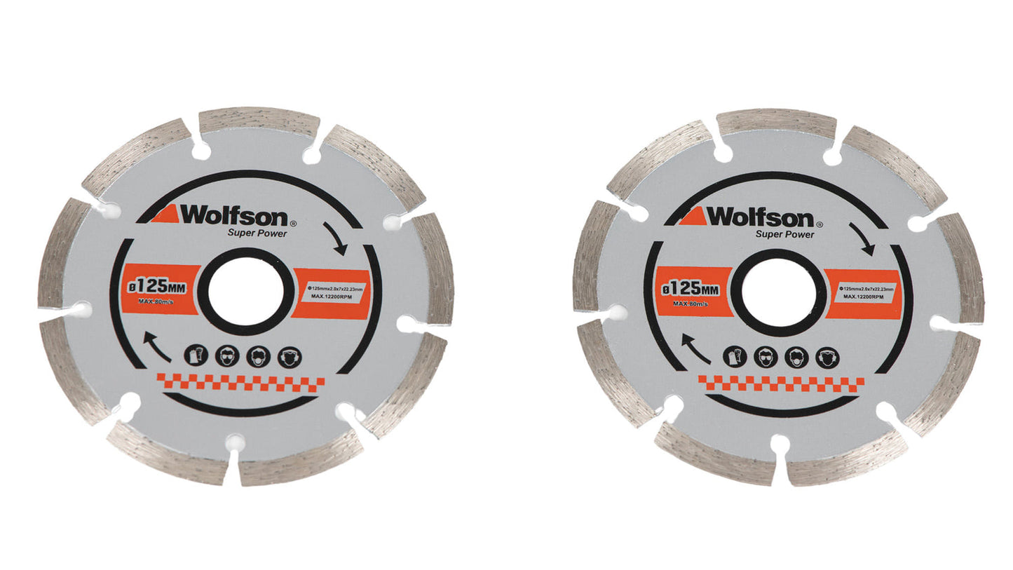 Masina profesionala de taiat caneluri Wolfson 1500W, disc 125 mm, adancime reglabila