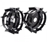 Roti metalice motocultor WOLFSON 5.00x12, tractiune sol dur