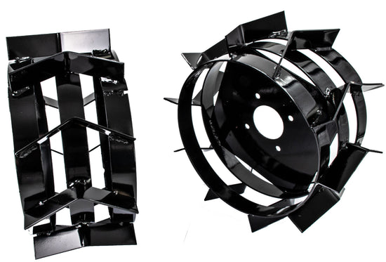 Roti metalice motocultor WOLFSON 5.00x12, tractiune sol dur