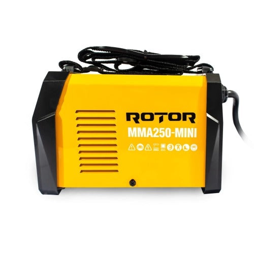 Aparat de Sudură Invertor ROTOR MMA250-MINI, 250A, 220-240V, Afișaj LCD, Interval 20-250A