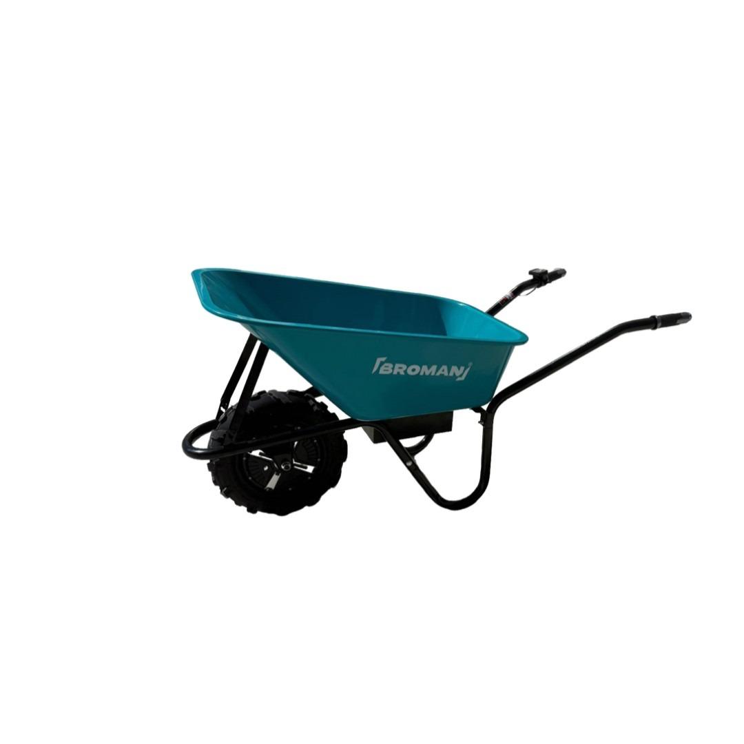 Roaba Electrica Broman UNO | 500W | 150kg | 24V 12Ah | Cuva Basculabila