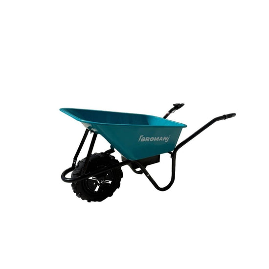 Roaba Electrica Broman UNO | 500W | 150kg | 24V 12Ah | Cuva Basculabila