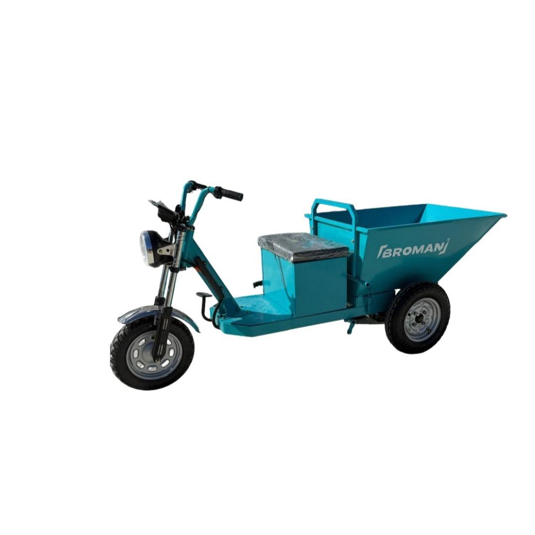 Triciclu electric Broman Mobility BRM02660, motor 800W, 48Ah, 40 km/h, autonomie 40 km, sarcina 300 kg