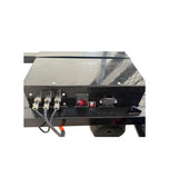 Roaba electrica BROMAN TRE 2 in 1, 500W, 40V, baterie 12Ah, 150kg, cuva basculabila, platforma plasa, viteza 7.5 km/h