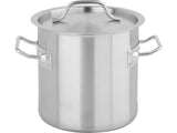 Oala inalta profesionala Yato YG-00011, inox, 6L, 20x20cm, cu capac - imagine produs 1