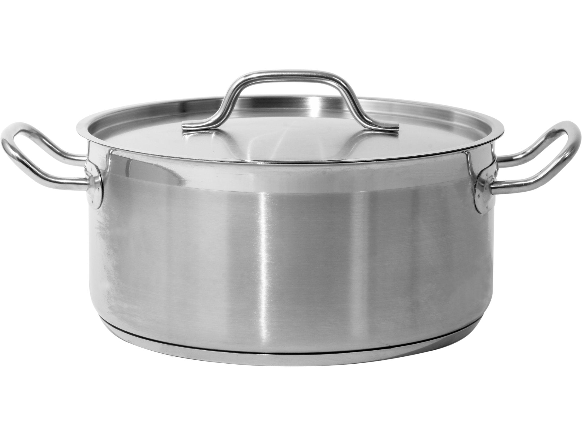 Oala Profesionala Inox cu Capac Yato YG-00042, 8L, 28x13 cm, Inductie - imagine produs 1