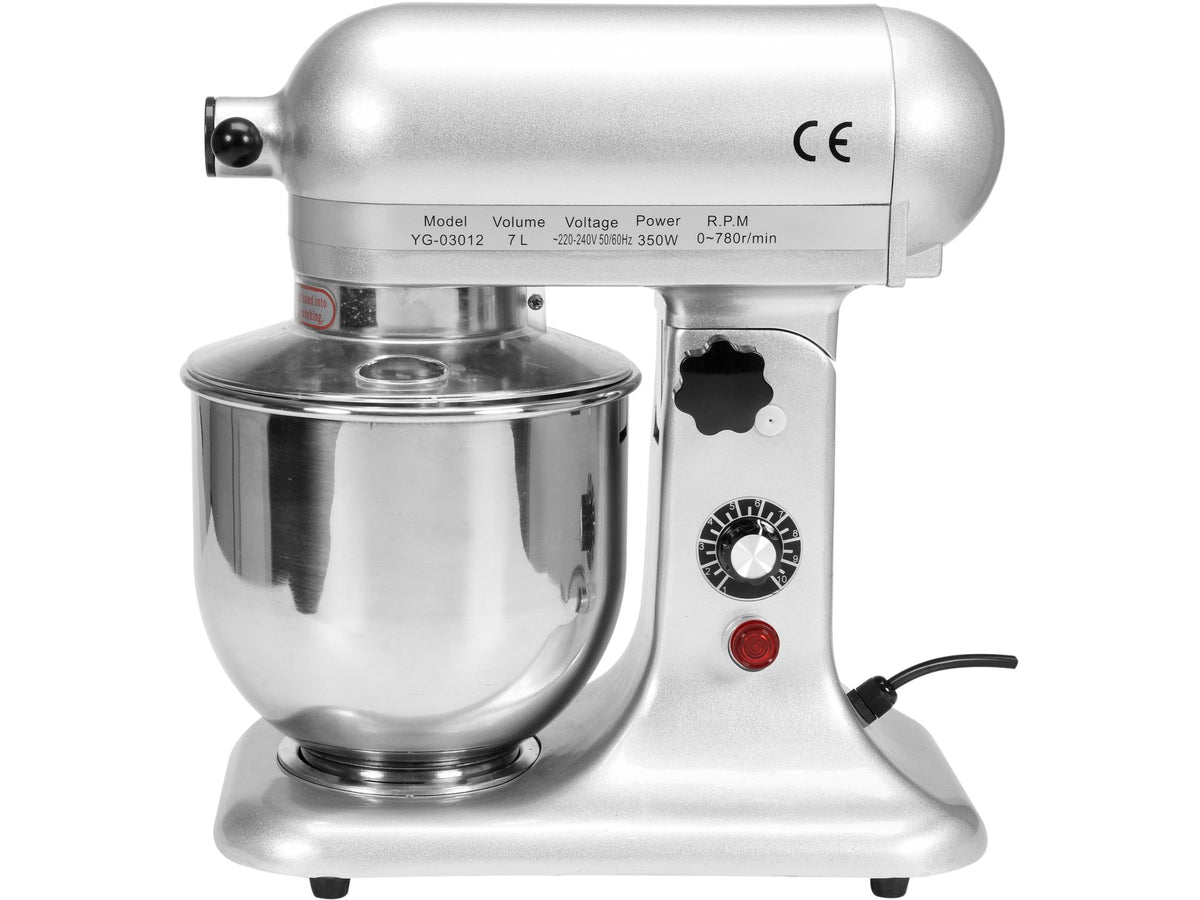 Mixer Planetar Profesional Yato YG-03012, 7L, 350W, 780 RPM, Inox - imagine produs 2