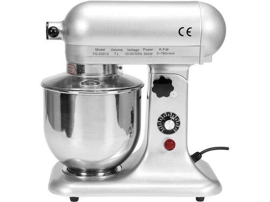 Mixer Planetar Profesional Yato YG-03012, 7L, 350W, 780 RPM, Inox - imagine produs 2