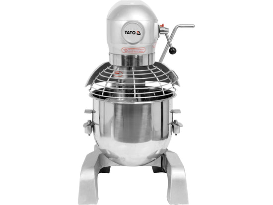 Mixer Planetar Profesional Yato YG-03022, 30L, 1100W, 3 Viteze, Inox - imagine produs 3