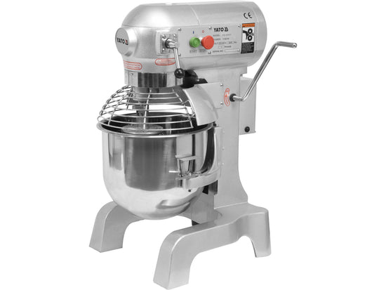 Mixer Planetar Profesional Yato YG-03022, 30L, 1100W, 3 Viteze, Inox - imagine produs 1