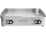 GRĂTAR ELECTRIC CU SUPRAFAȚĂ NETEDĂ, 2X2.2KW, 735x420MM