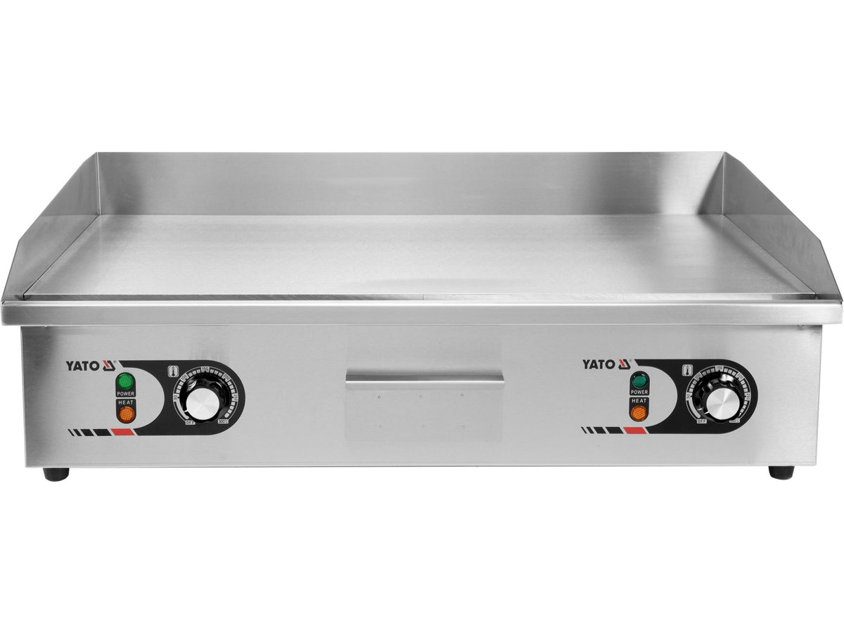 GRĂTAR ELECTRIC CU SUPRAFAȚĂ NETEDĂ, 2X2.2KW, 735x420MM