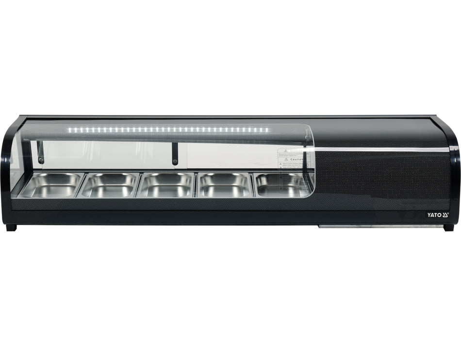 VITRINĂ FIRGORIFICĂ 5X1/3 GN, 135X42X26,5CM