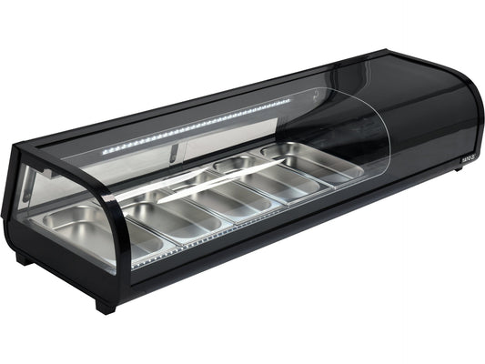 VITRINĂ FIRGORIFICĂ 5X1/3 GN, 135X42X26,5CM
