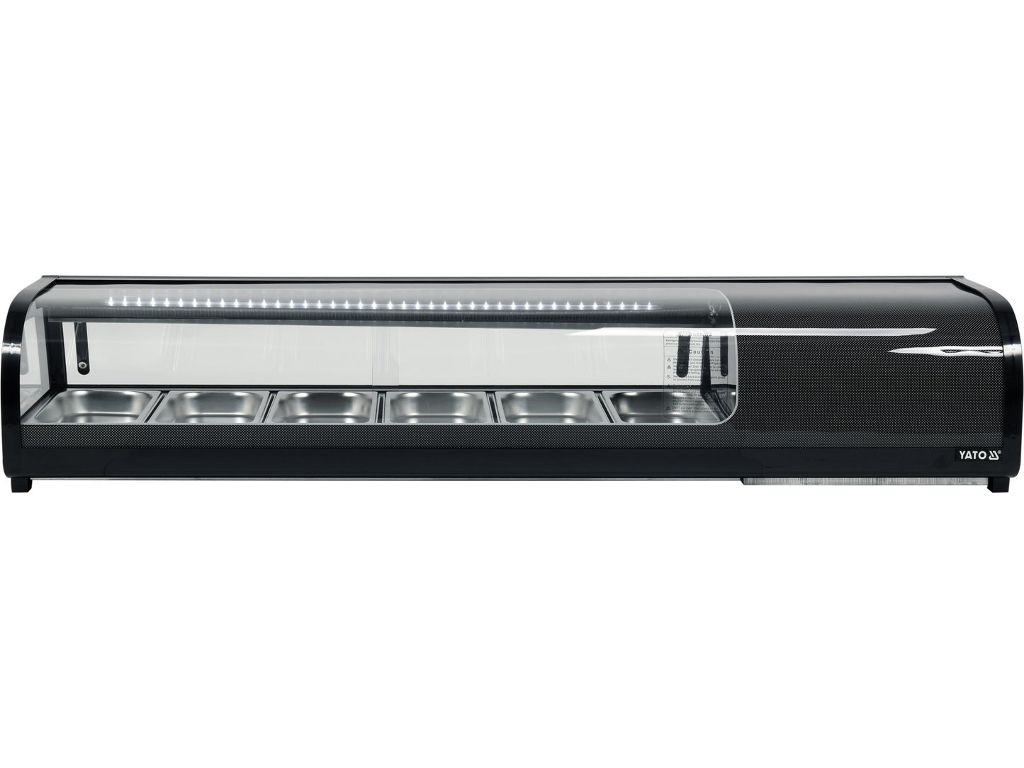 VITRINĂ FIRGORIFICĂ 6X1/3 GN, 153X42X26,5CM