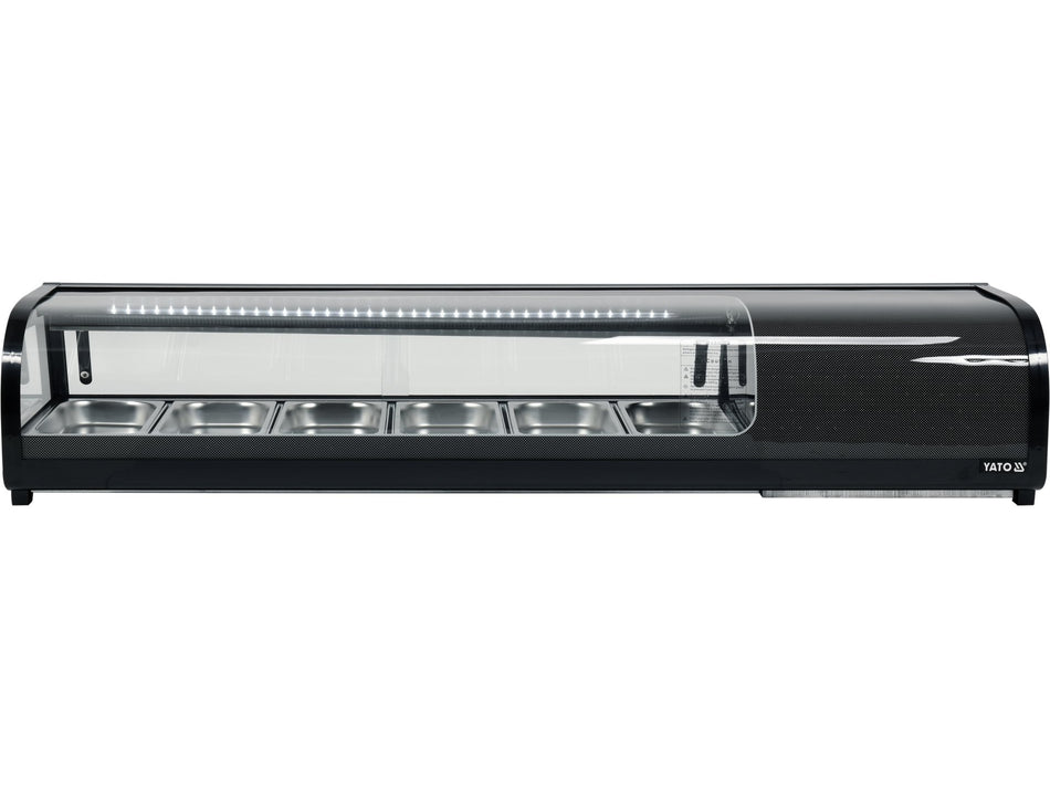 VITRINĂ FIRGORIFICĂ 6X1/3 GN, 153X42X26,5CM