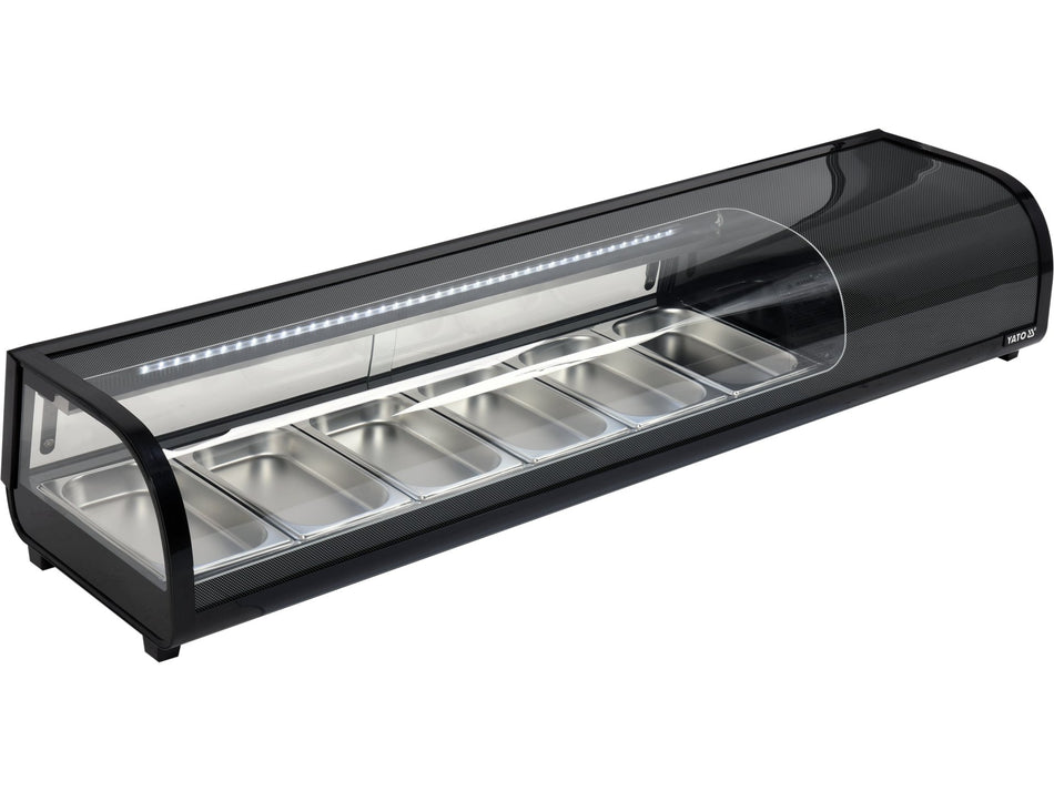 VITRINĂ FIRGORIFICĂ 6X1/3 GN, 153X42X26,5CM