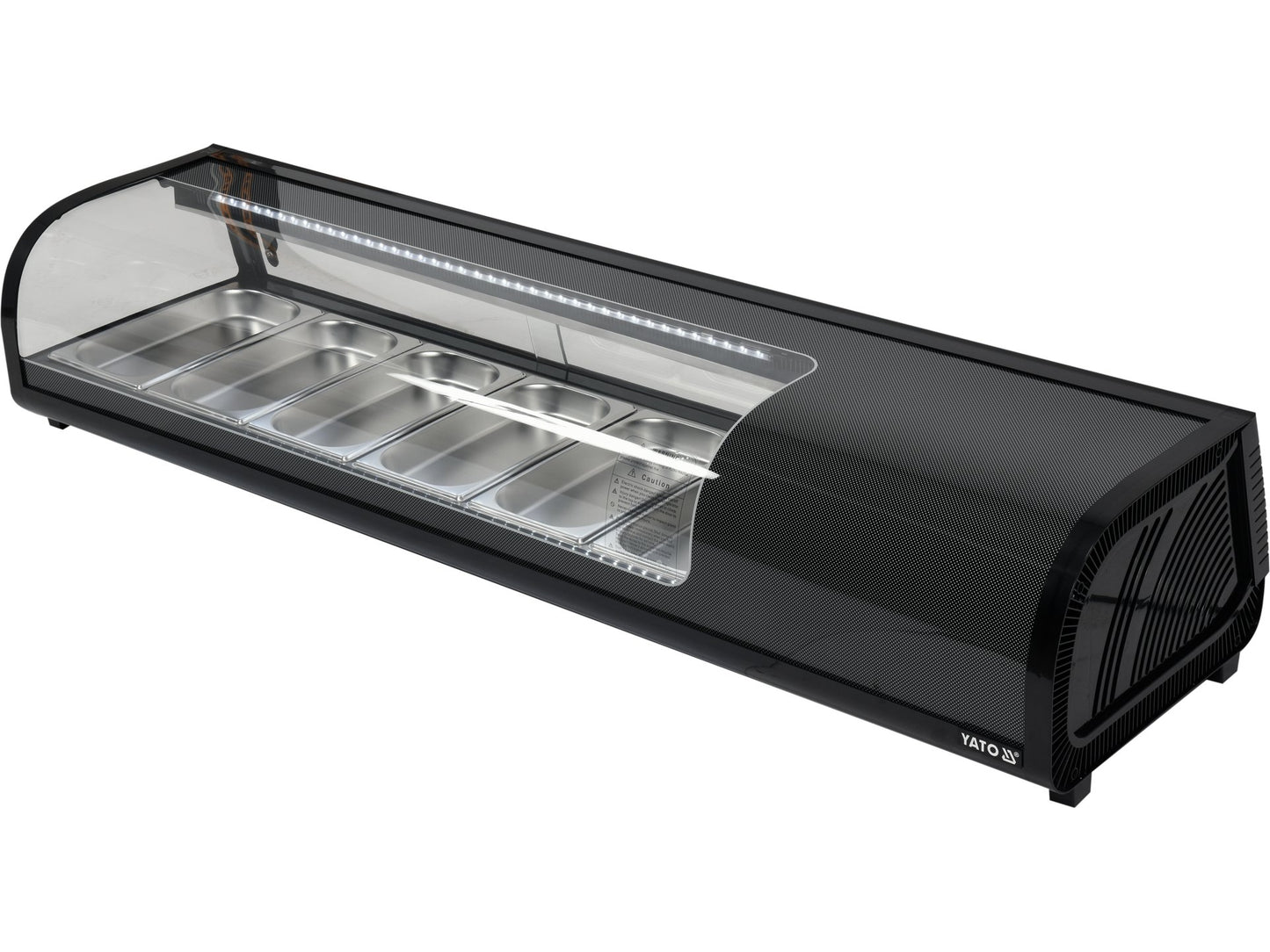 VITRINĂ FIRGORIFICĂ 6X1/3 GN, 153X42X26,5CM