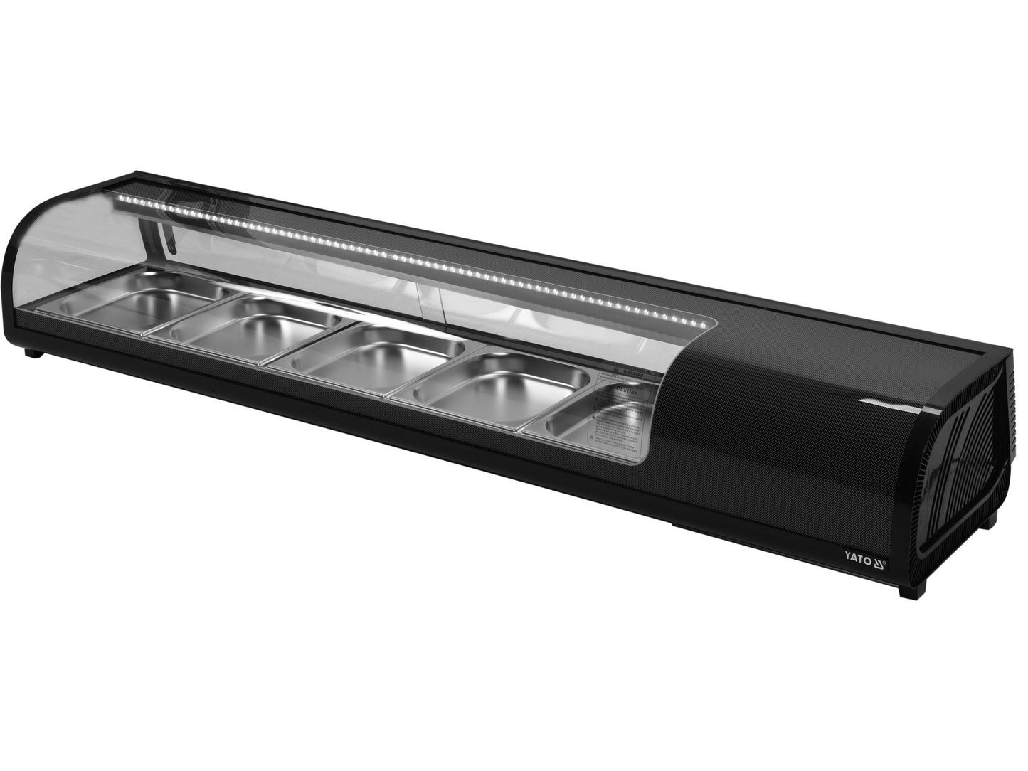 VITRINĂ FIRGORIFICĂ 5X1/2GN, 180x42.6x29.6CM