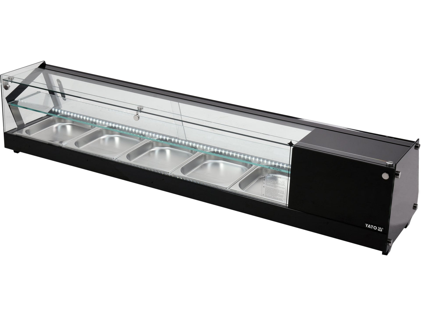 VITRINĂ FIRGORIFICĂ 5X1/2GN, 175X39X37CM