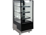 VITRINĂ FIRGORIFICĂ CU REFRIGERARE 350L - NEGRU