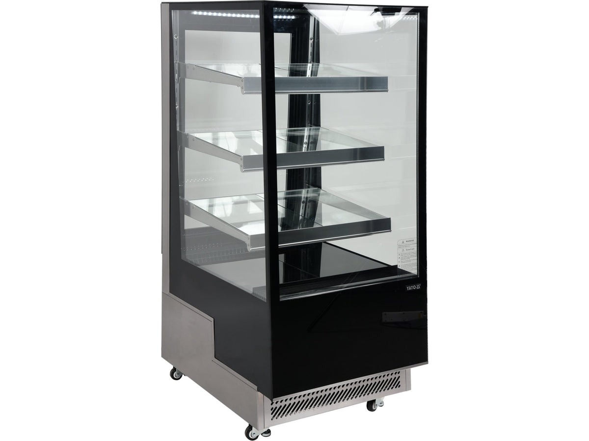 VITRINĂ FIRGORIFICĂ CU REFRIGERARE 350L - NEGRU