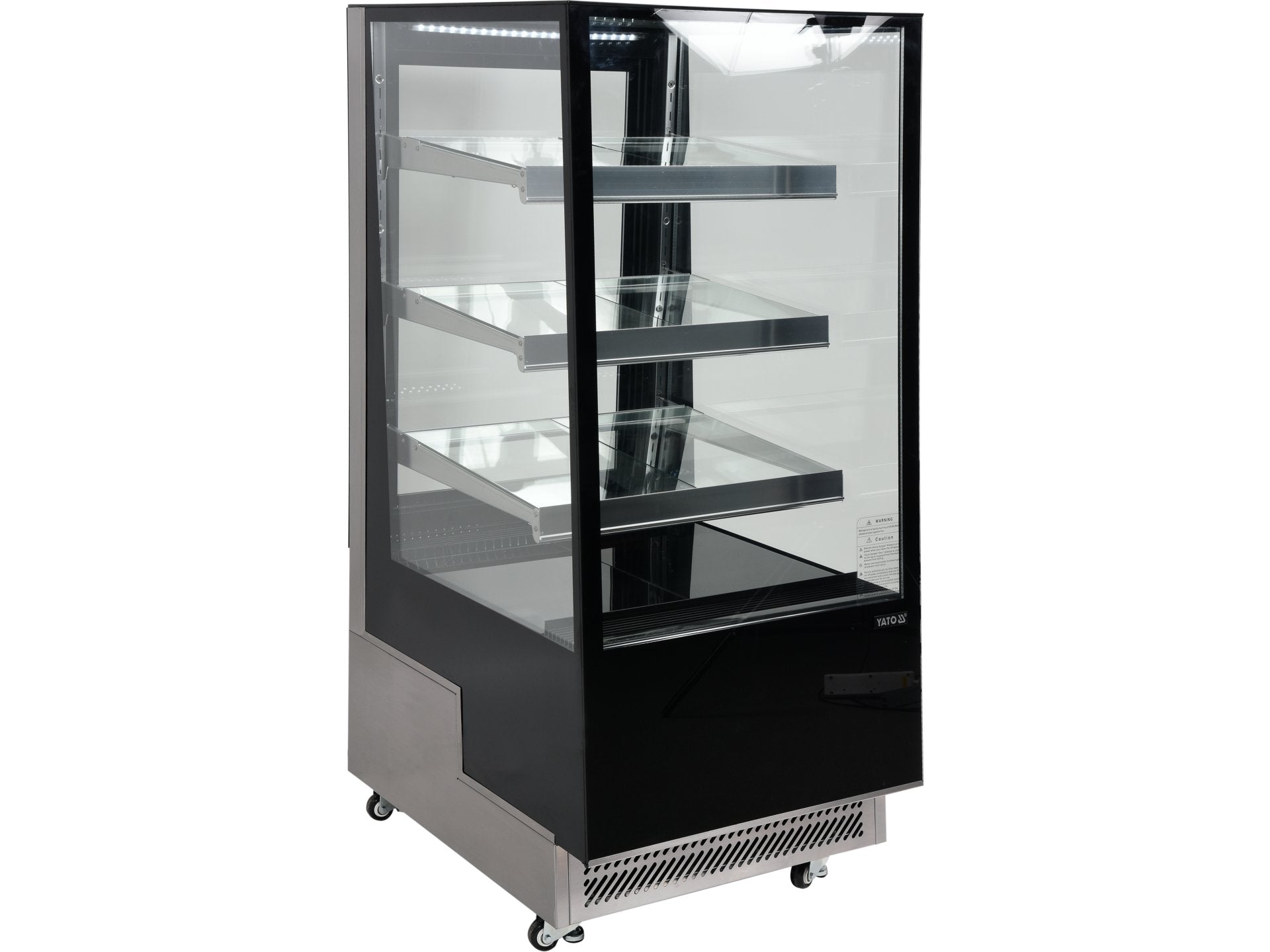 VITRINĂ FIRGORIFICĂ CU REFRIGERARE 350L - NEGRU