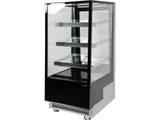 VITRINĂ FIRGORIFICĂ CU REFRIGERARE 350L - NEGRU