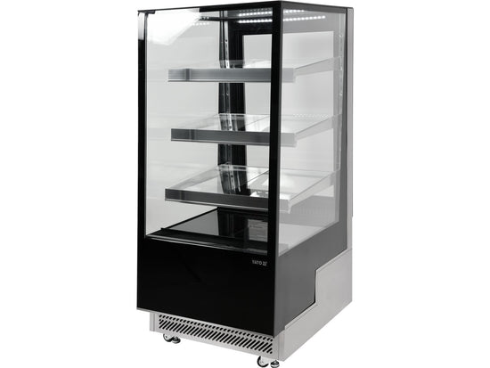 VITRINĂ FIRGORIFICĂ CU REFRIGERARE 350L - NEGRU