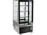 VITRINĂ FIRGORIFICĂ CU REFRIGERARE 350L - NEGRU