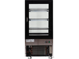 VITRINĂ FIRGORIFICĂ CU REFRIGERARE 350L - NEGRU