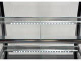 VITRINĂ FIRGORIFICĂ CU REFRIGERARE 350L - NEGRU