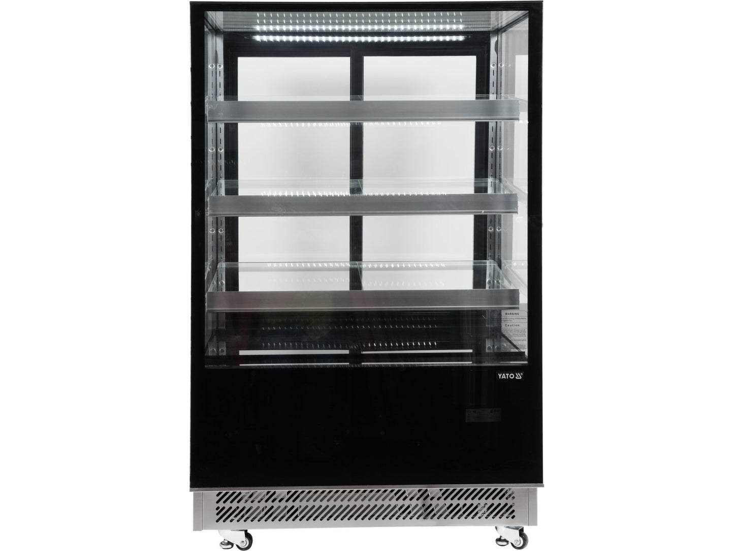 VITRINĂ FIRGORIFICĂ CU REFRIGERARE 500L - NEGRU