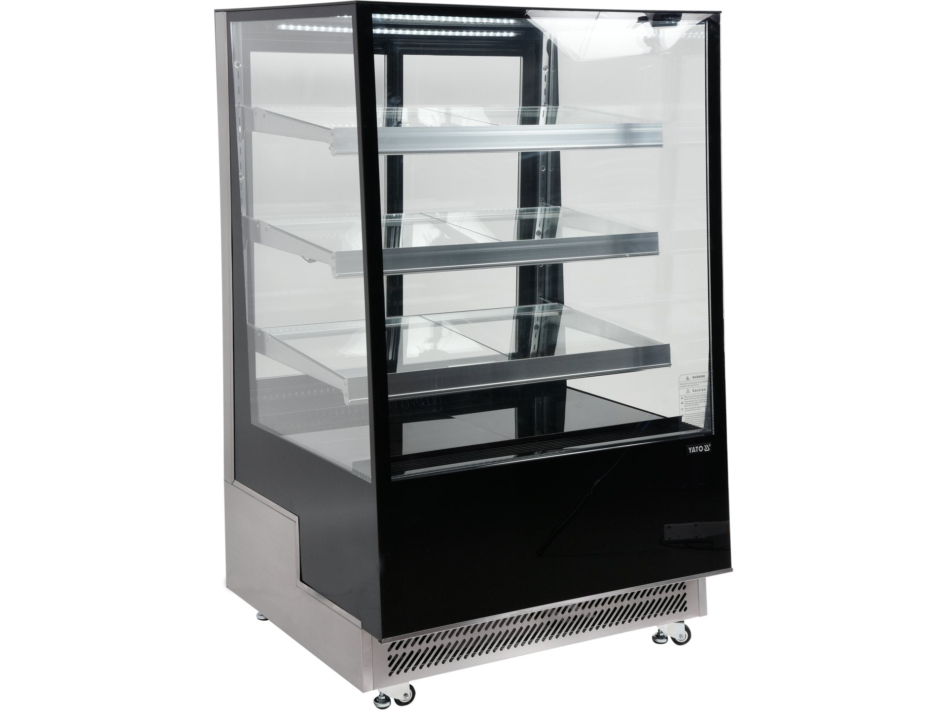 VITRINĂ FIRGORIFICĂ CU REFRIGERARE 500L - NEGRU