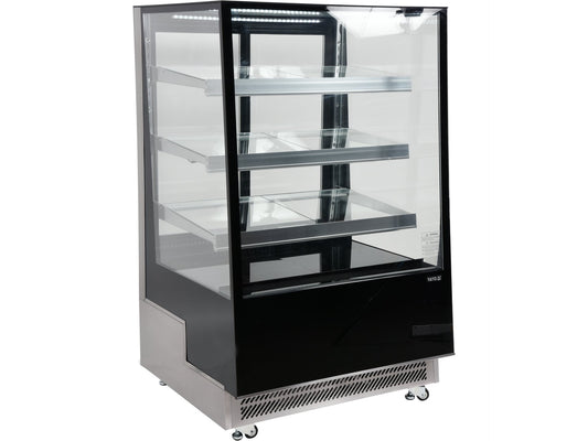 VITRINĂ FIRGORIFICĂ CU REFRIGERARE 500L - NEGRU