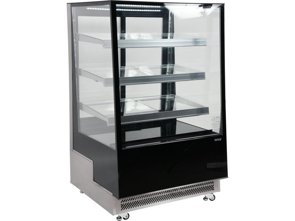 VITRINĂ FIRGORIFICĂ CU REFRIGERARE 500L - NEGRU