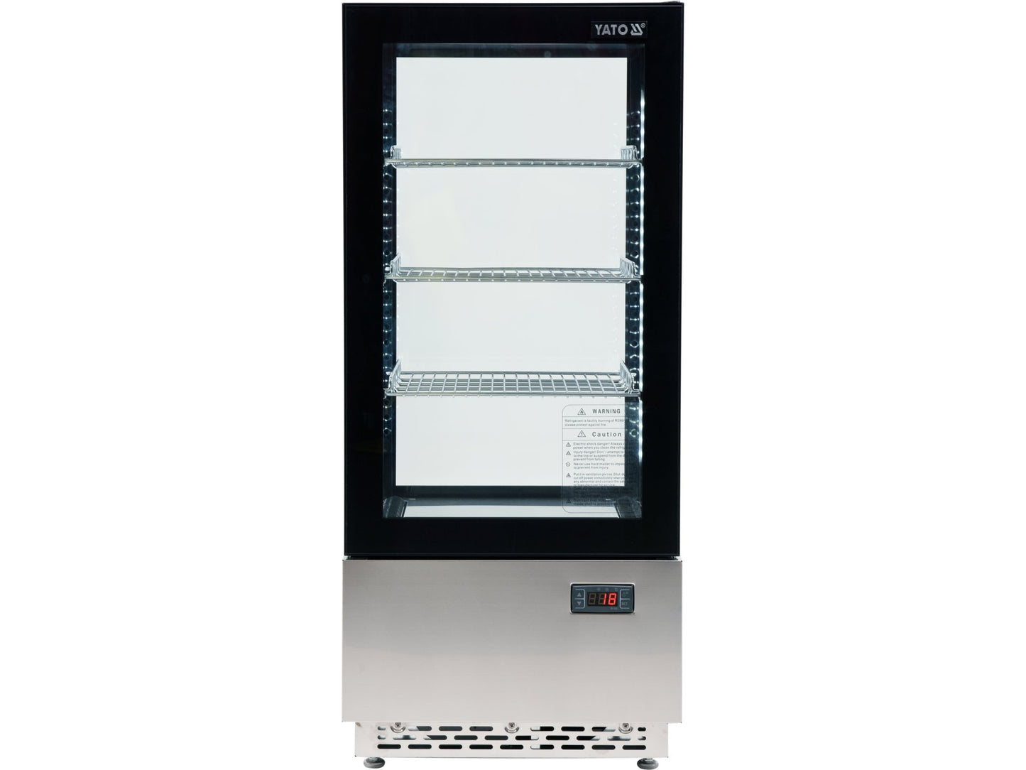 VITRINĂ FIRGORIFICĂ PRĂJITURI, 78L, 43X39X98CM - NEGRU