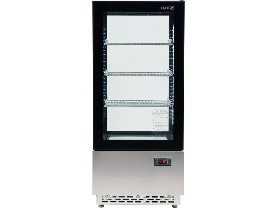 VITRINĂ FIRGORIFICĂ PRĂJITURI, 78L, 43X39X98CM - NEGRU