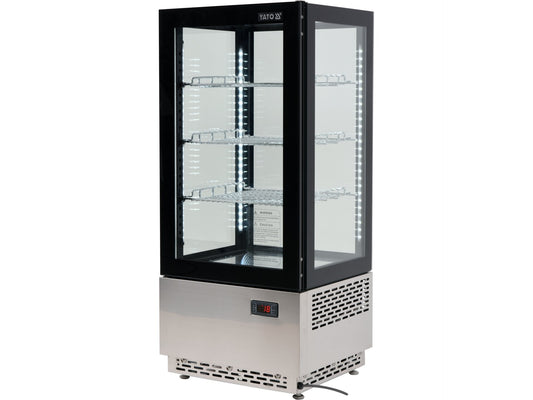 VITRINĂ FIRGORIFICĂ PRĂJITURI, 78L, 43X39X98CM - NEGRU