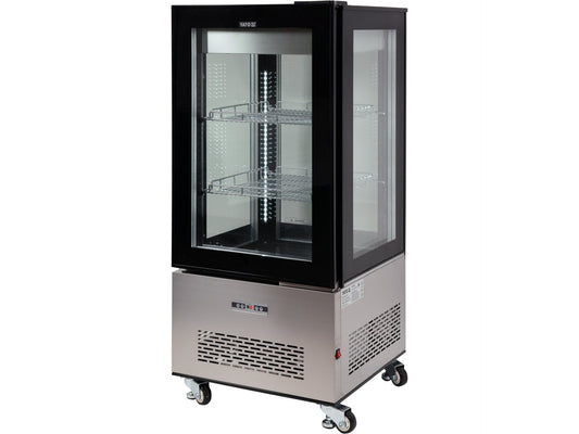 VITRINĂ FIRGORIFICĂ PRĂJITURI, 270L, 65X65X150CM