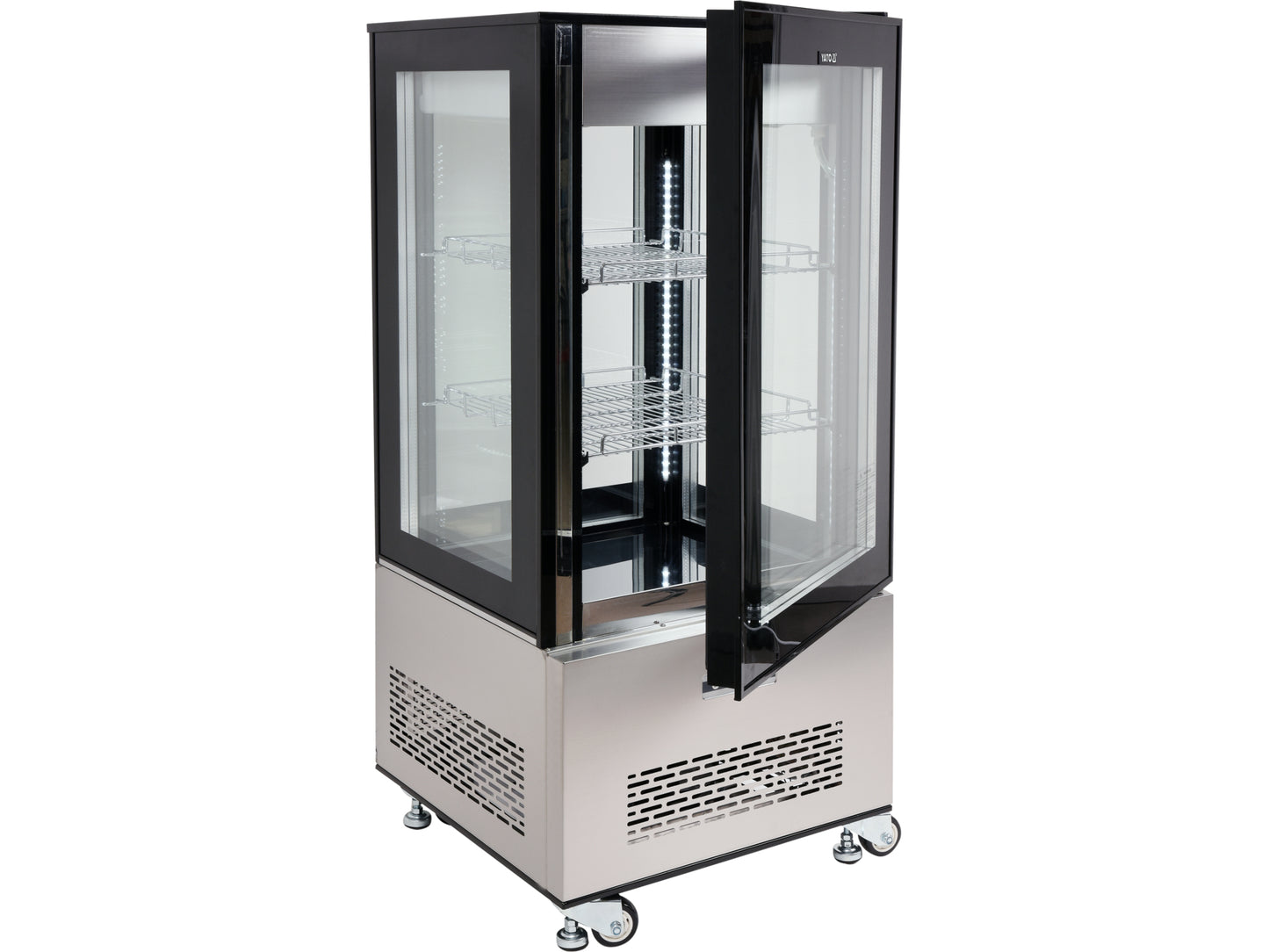 VITRINĂ FIRGORIFICĂ PRĂJITURI, 270L, 65X65X150CM