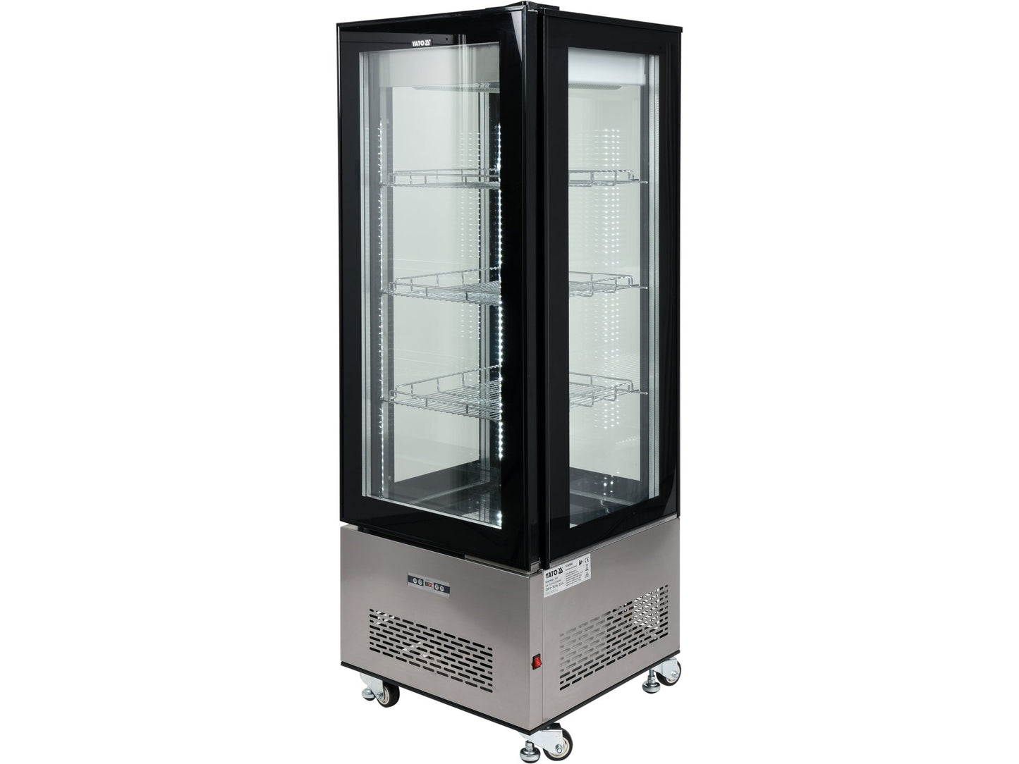 VITRINĂ FIRGORIFICĂ PRĂJITURI, 400L, 65X65X190CM