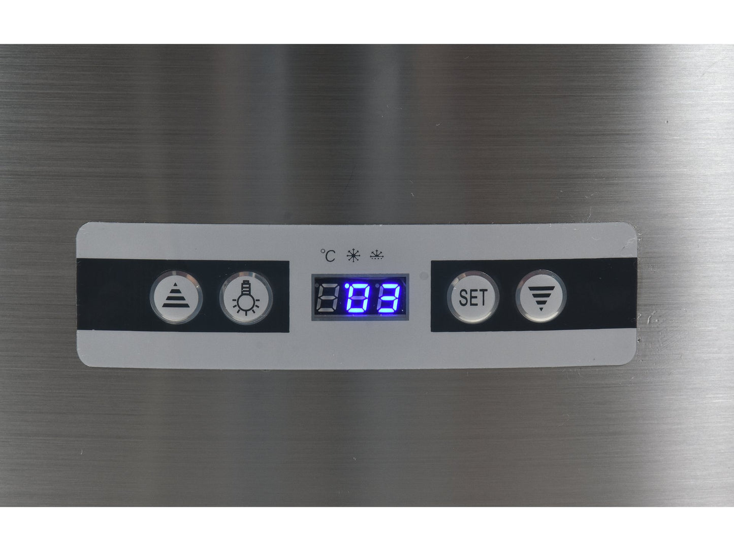 VITRINĂ FIRGORIFICĂ PRĂJITURI, 400L, 68X68X175CM