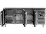 MASĂ RECE, 417L, 1795X700X850MM, 3 UȘI DIN STICLĂ