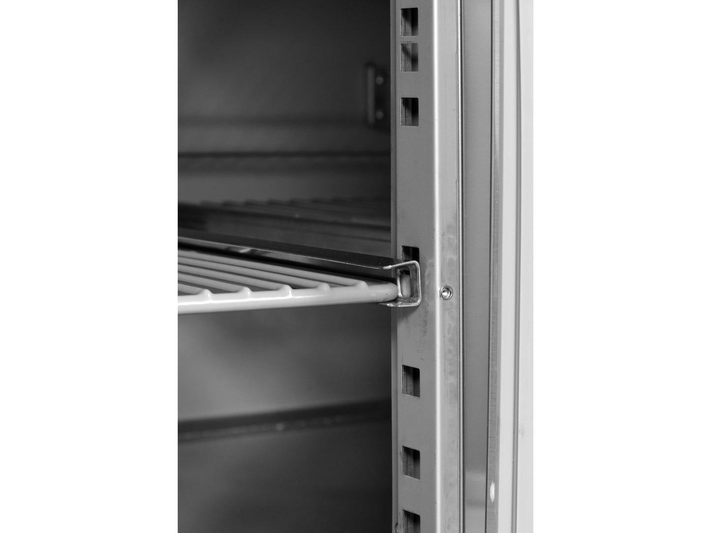 MASĂ RECE, 417L, 1795X700X850MM, 3 UȘI DIN STICLĂ