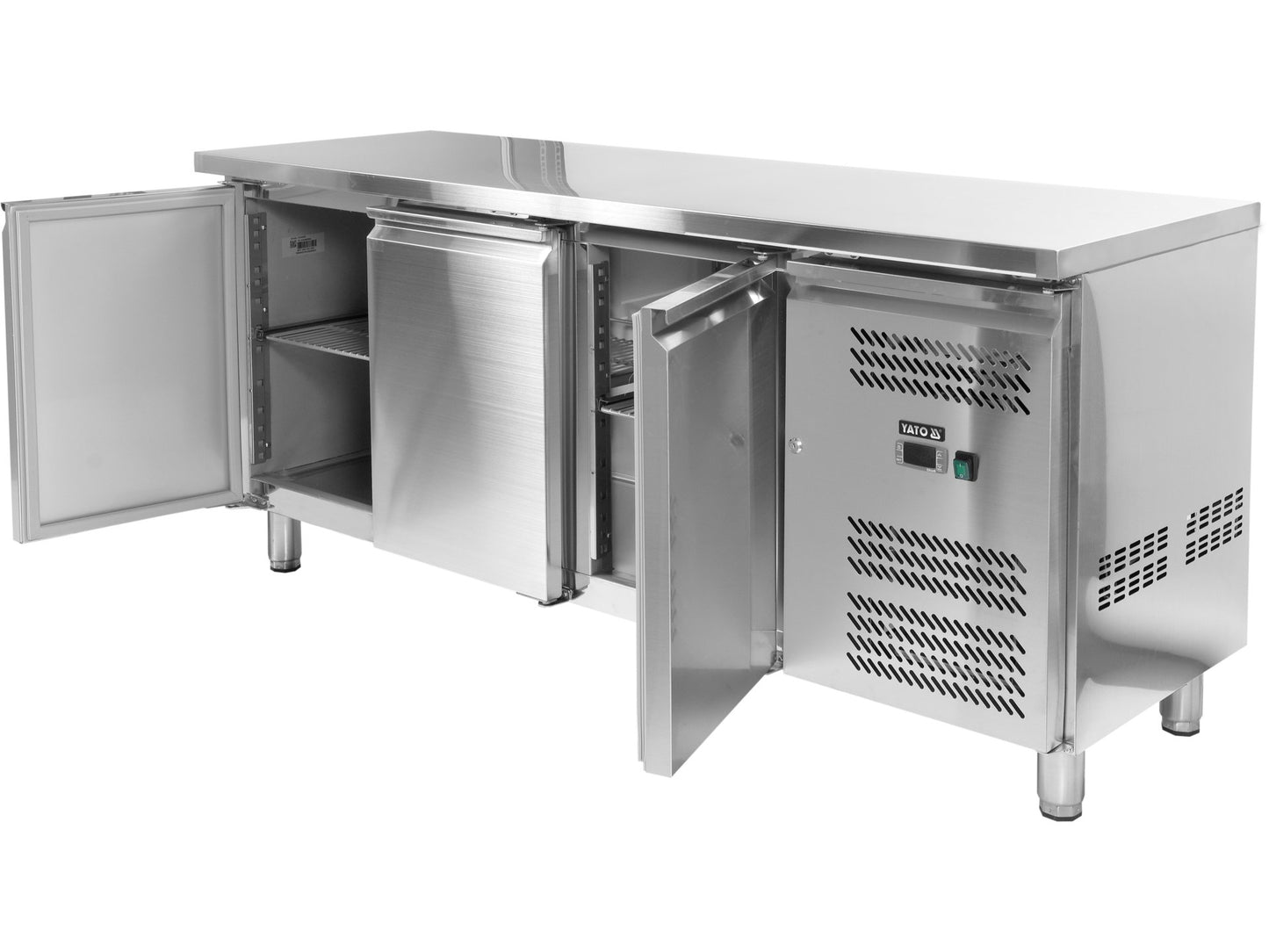 MASĂ RECE CU 3 UȘI, 1795X600X845MM 339L