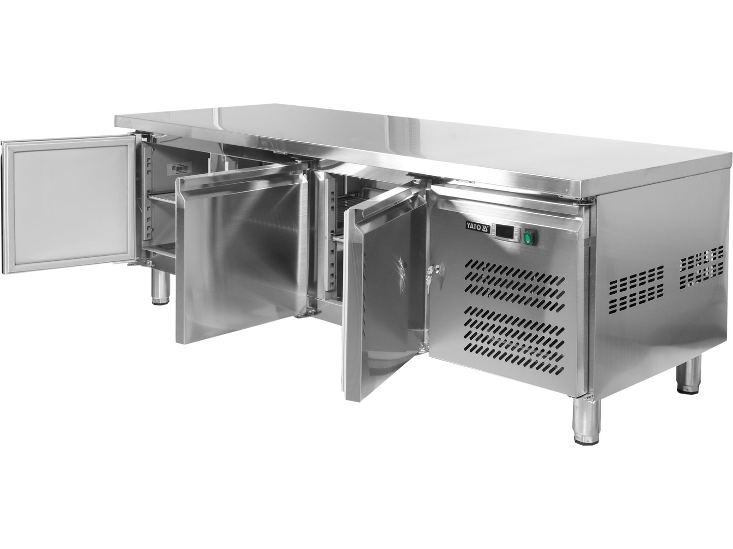 MASĂ RECE CU 3 UȘI, 1795X700X650MM, 317L