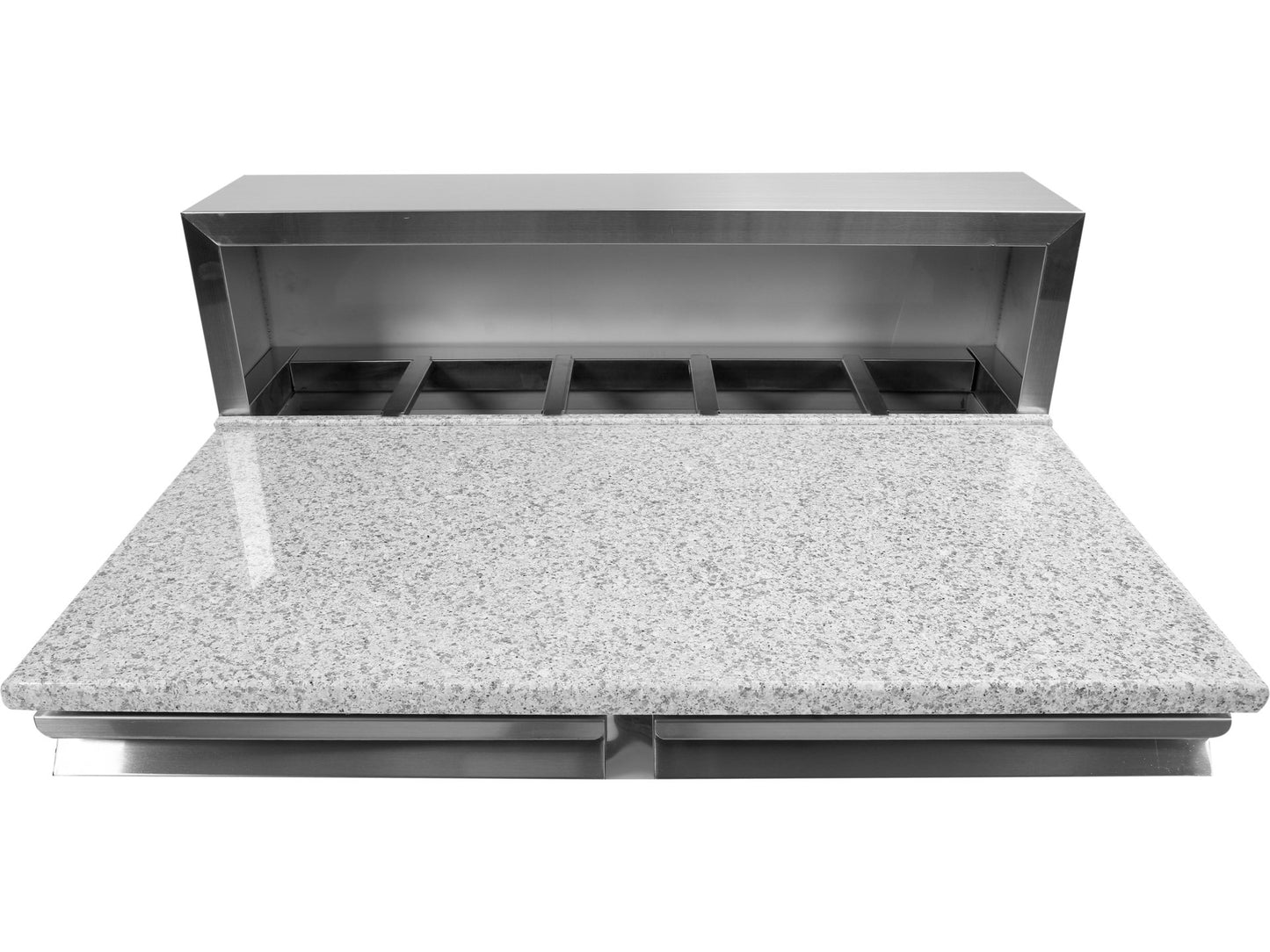 MASĂ RECE CU BLAT DE GRANIT ȘI EXTENSIE, 2 UȘI, 240L