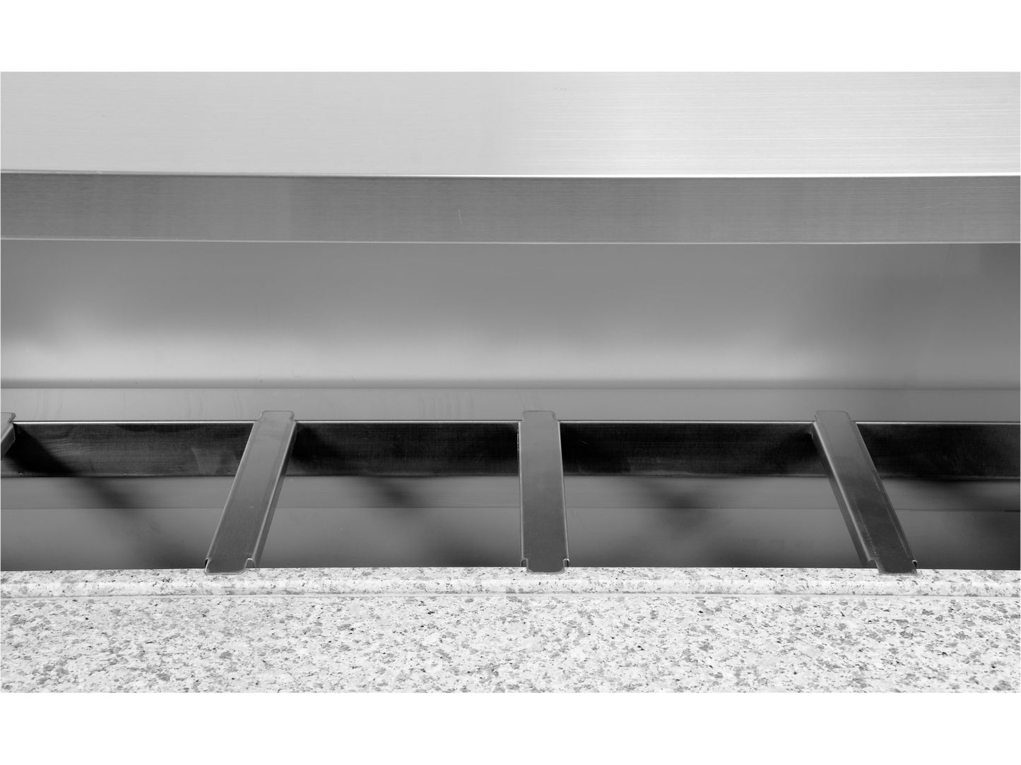 MASĂ RECE CU BLAT DE GRANIT ȘI EXTENSIE, 2 UȘI, 240L